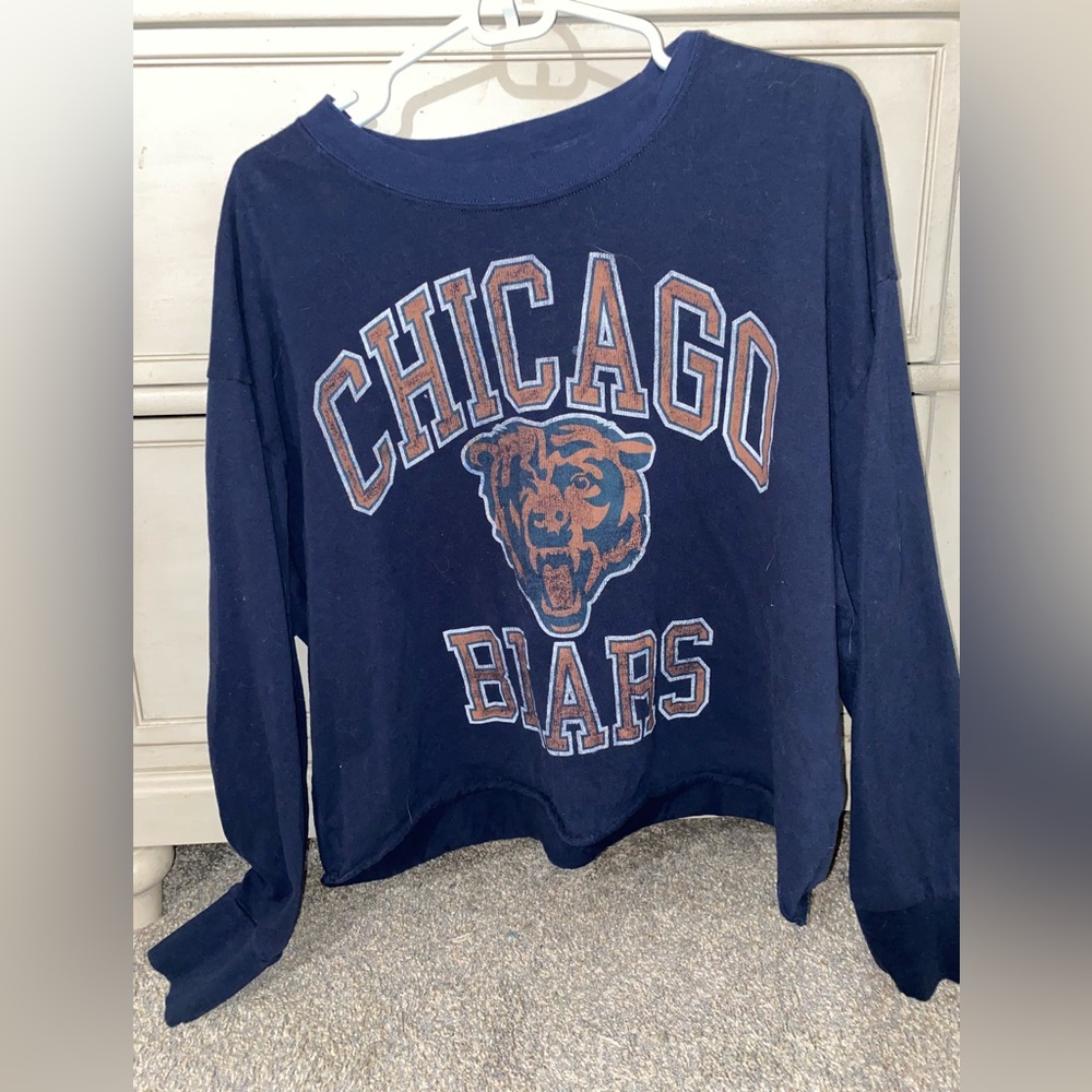Abercrombie and fitch long sleeve crop top